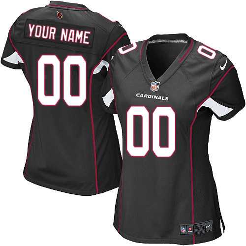 Women Nike Arizona Cardinals Customized Black Team Color Stitched NFL Game Jersey,We sell and wholesale Women Nike Arizona Cardinals Customized Black Team Color Stitched NFL Game Jersey on line form chian!